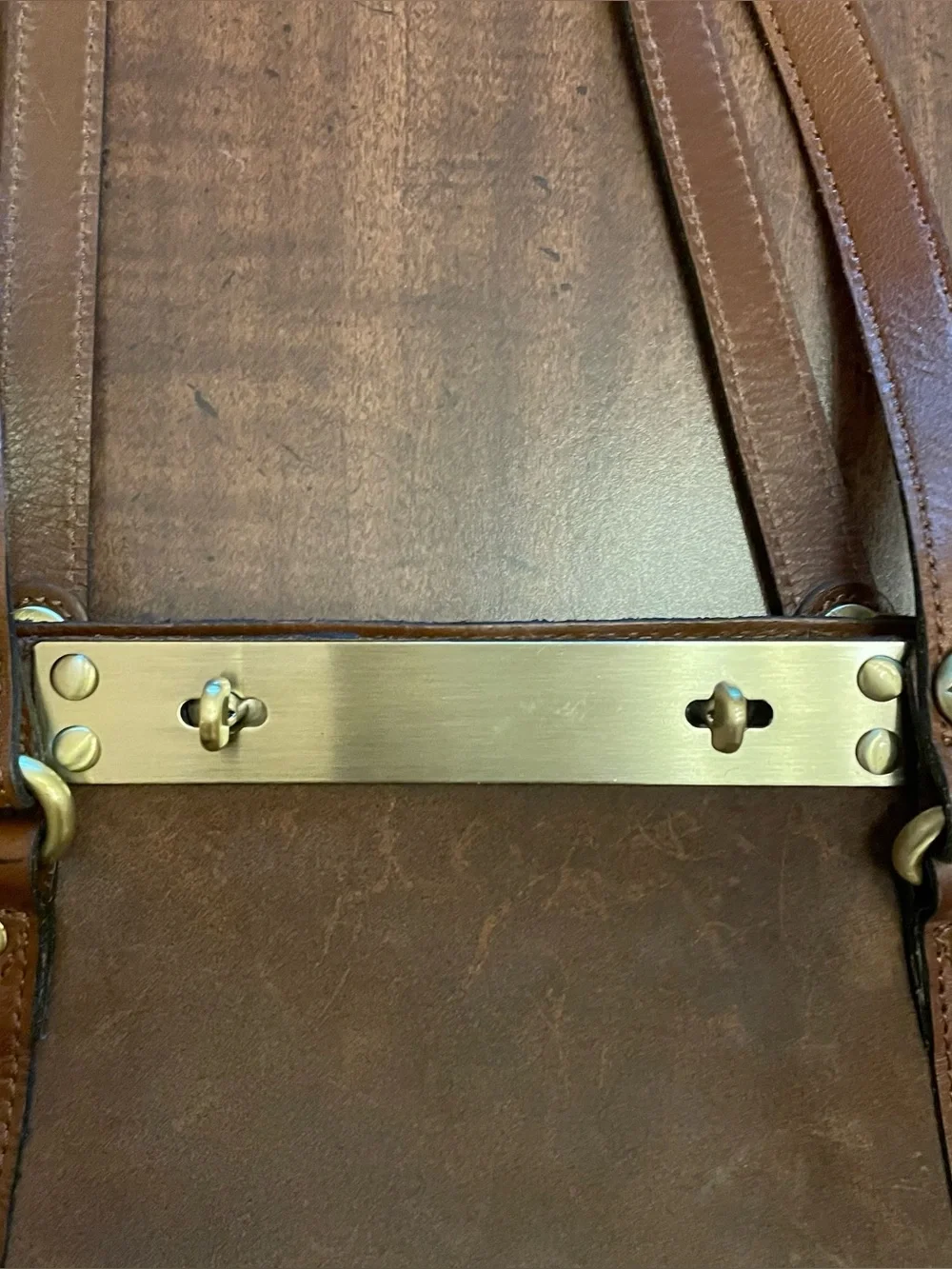 Patricia Nash Benvenuto Tote - Brown Burnished Suede - Large
